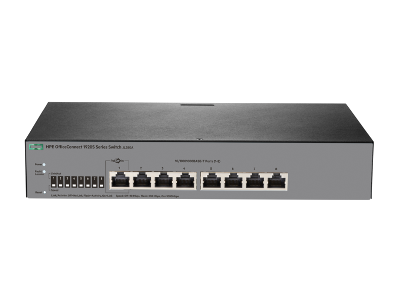 JL380A HPE OfficeConnect 1920S 8G 交换机