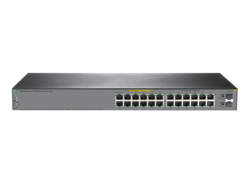 JL385A HPE OfficeConnect 1920S 24G 2SFP PoE+ 370 瓦交换机