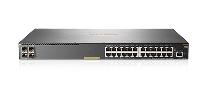 Aruba 2930F 24G PoE+ 4SFP+ 交换机 (JL255A)